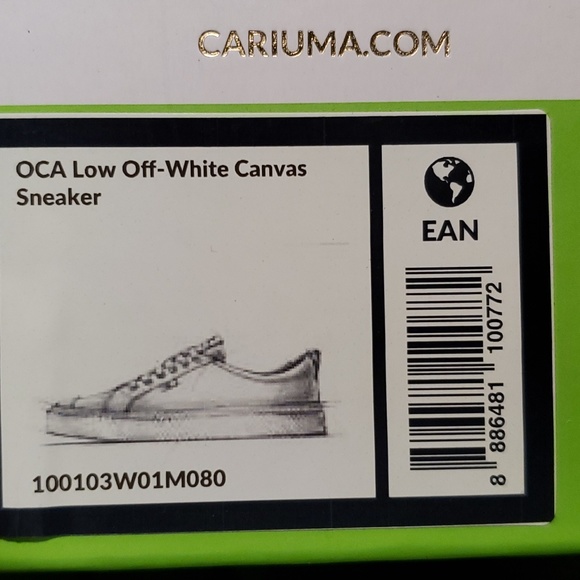 CARIUMA Unisex OCA Low Off-White Canvas Sneaker - Picture 4 of 5